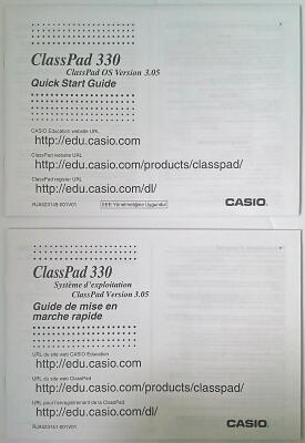 ClassPad330 manual