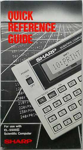 EL-5500II guidebook