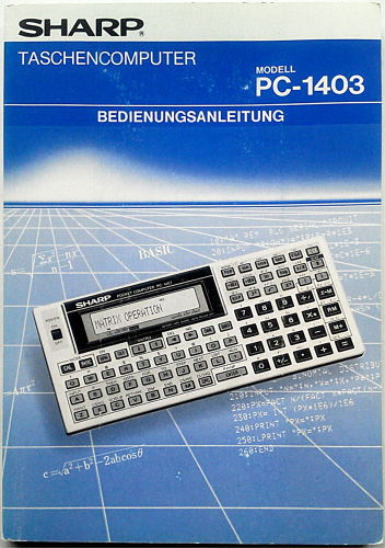 PC-1403 manual