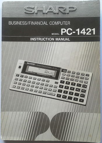 PC-1421 Manual