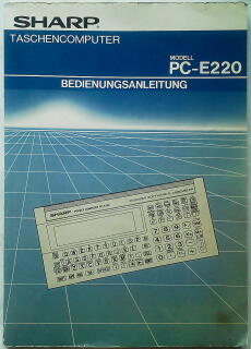 PC-E220 manual